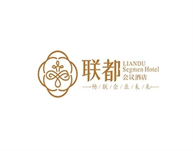 【聯(lián)都會(huì)議酒店】星級(jí)酒店LOGO設(shè)計(jì)圖片大全,酒店標(biāo)志設(shè)計(jì)理念